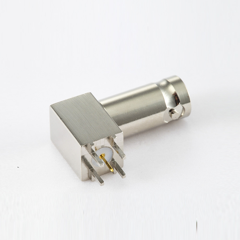 BNC 連接器75Ω母頭彎式PCB安裝插孔