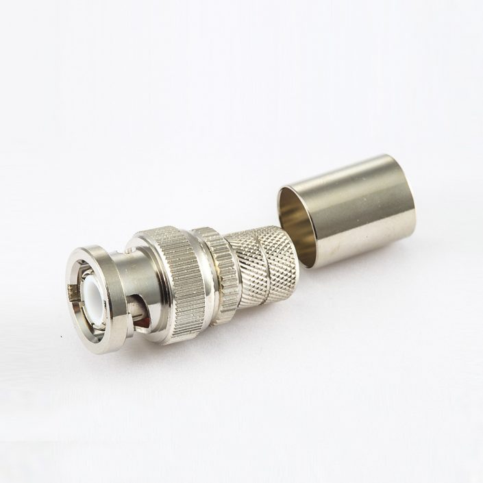 BNC公頭壓接直式RG213/SYV50-7電纜 BNC公頭壓接直式RG213/SYV50-7電纜