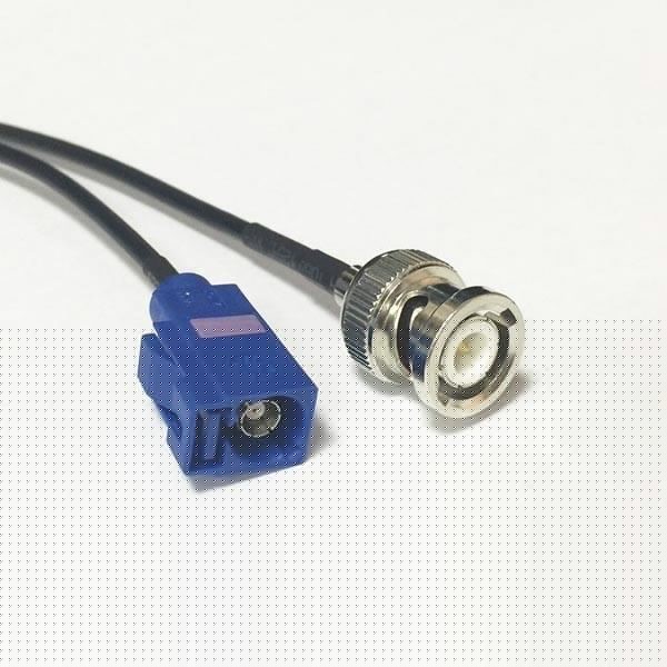 Fakra視頻連接器C型母頭轉(zhuǎn)BNC公頭接RG174線束 Fakra視頻連接器C型母頭轉(zhuǎn)BNC公頭接RG174線束